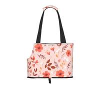 WZYCWB small crushed flower Lightweight travel bag for cats & breathable small dog shoulder bag for easy portability
