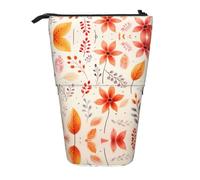 WZYCWB Small Fresh Prints Retractable Storage Container for Pen Holders, Makeup Brush Holders, or Coin Drawstring Bags.