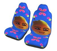 WZYCWB Smiley Yellow Pear Car Seat Protectors (2 Pack) - Vehicle Seat Covers for Sedan, SUV, Truck & Van, Interior Protection