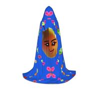 WZYCWB Smiley Yellow Pear Print S Hooded Cape | Cosplay Costume, Halloween Anime Party Prop