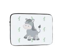 WZYCWB smiling donkey 12 inch Laptop sleeve compatible with 10-17-inch laptops. A lightweight, portable, and stylish accessory.