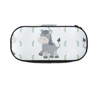 WZYCWB Smiling Donkey Large Capacity Pencil Bag - Multifunctional Storage Box, Portable and Durable Pencil Bag for Office and School Supplies