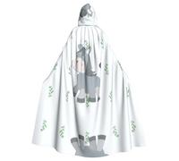 WZYCWB smiling donkey Patterned Hooded Cape - Ideal Costume for Carnival/Festival Party Cosplay