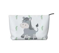 WZYCWB Smiling Donkey Patterned Toiletry Storage Bag, Essential for organizing Cosmetics and Skincare Products.