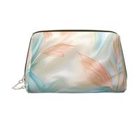 WZYCWB Smooth Silk Printed Leather Cosmetic Bag for Women - Stylish and Soft, Durable