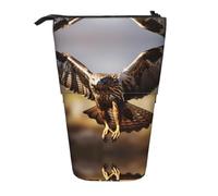 WZYCWB Soaring Snake Vulture Retractable Storage Container for Pen Holders, Makeup Brush Holders, or Coin Drawstring Bags.