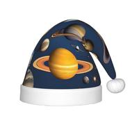 WZYCWB Solar System Planets Patterned Christmas Party Hat, Children's Class Activity Gift, Christmas Holiday Decoration Prop