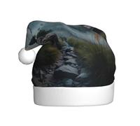 WZYCWB Soldiers on the cliff Adult Christmas hats and printed party hats are perfect for New Year's Christmas and family parties