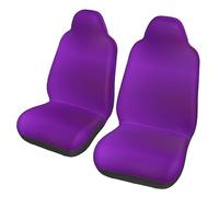 WZYCWB Solid color dark purple Car Seat Protectors (2 Pack) - Vehicle Seat Covers for Sedan, SUV, Truck & Van, Interior Protection