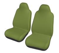 WZYCWB Solid dark green Car Seat Protectors (2 Pack) - Vehicle Seat Covers for Sedan, SUV, Truck & Van, Interior Protection