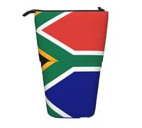 WZYCWB South African Flag Printed Retractable Pen Holder Suitable for use as a Simple Cosmetic Bag, Wallet, etc.