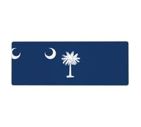 WZYCWB South Carolina Flag mouse pad 11.8x31.5 in Gaming mouse pad suitable for laptops and office environments