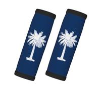 WZYCWB South Carolina Flag Printed Suitcase Handle Cover - wear-Resistant Trolley Cover, a Must-Have for Travel