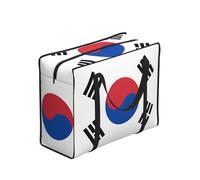 WZYCWB South Korean Flag Storage Tote Bag for Adults, One Size, Polyester, Zippered, 53 x 40 x 23 cm, Foldable Lightweight Large Capacity