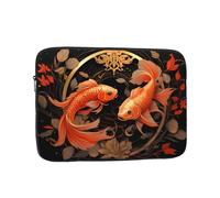 WZYCWB Spinning Goldfish 15 inch Printed laptop sleeve for 10-17-inch laptops, perfect for both business and leisure use.