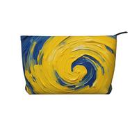 WZYCWB Spiral Eddy Patterned Toiletry Storage Bag, Essential for organizing Cosmetics and Skincare Products.