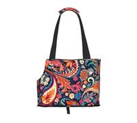 WZYCWB Spiritual Patterns Lightweight travel bag for cats & breathable small dog shoulder bag for easy portability