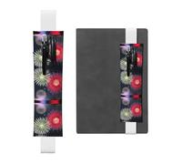 WZYCWB Splendid fireworks Diary pencil pouches, PVC pen holders and pen holders with elastic bands, and bookmarks are the best gift choices., White, One Size