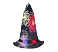 WZYCWB Splendid fireworks L Patterned Hooded Cape Cosplay Costume - Holiday Party Costume Props