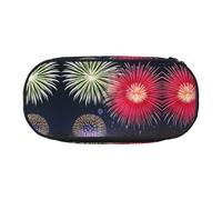 WZYCWB Splendid Fireworks Large Capacity Pencil Bag - Multifunctional Storage Box, Portable and Durable Pencil Bag for Office and School Supplies