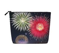 WZYCWB Splendid fireworks Patterned cosmetic bag, travel cosmetic bag, multifunctional storage bag, storage for daily necessities