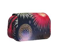 WZYCWB Splendid fireworks Portable Pencil Case ideal for organizing pens in the office or storing makeup brushes
