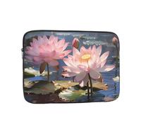 WZYCWB Splendid Lotus Flower 15 inch Printed laptop sleeve for 10-17-inch laptops, perfect for both business and leisure use.