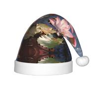 WZYCWB Splendid Lotus Flower Patterns Kids' Christmas Party Hats, Soft and Comfortable, Gentle on Skin, Kindergarten Class Party Gifts