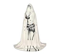 WZYCWB spotted deer Printed Hooded Cape | Cosplay Costume, Halloween Anime Party Prop - Medium