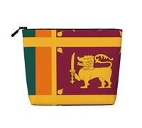 WZYCWB Sri Lanka Flag Patterned cosmetic bag, travel cosmetic bag, multifunctional storage bag, storage for daily necessities