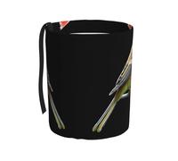 WZYCWB Stadium Sparrow Portable car Trash can, Practical car Storage Bucket, Practical, Convenient and Foldable, a Must-Have for Cars.