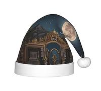 WZYCWB Star Castle Patterns Fun Christmas Party Hat, Class Party Activity Holiday Christmas Decoration Hat