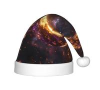 WZYCWB Star Ring Universe Patterns Fun Christmas Party Hat, Class Party Activity Holiday Christmas Decoration Hat