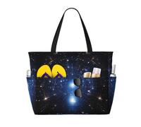 WZYCWB starry sky Printed beach travel bag for swimming and fitness/supermarket shopping/seaside vacation