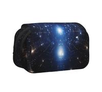 WZYCWB starry sky Printing Portable Pencil Case ideal for organizing pens in the office or storing makeup brushes
