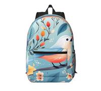 WZYCWB stationary bird Printed backpack with pockets - suitable for work, business trips, travel, sports