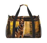 WZYCWB Steampunk Gear Handheld travel bag weekend bag fitness yoga bag suitable for fitness and other scenarios, Standing Sheepdog, One Size