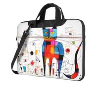 WZYCWB Strange Cat 15.6 inch Print Laptop Crossbody Bag/Briefcase, Suitable for Daily Office Use and Business Travel