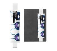 WZYCWB Strange creature Leather Pen Holder Bookmark, Adjustable Leather Pen Holder, Perfect for Back to School Christmas Gifts