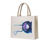 WZYCWB Strange creature Printed three-dimensional canvas tote bag suitable for travel, work, fitness, camping and beach carrying
