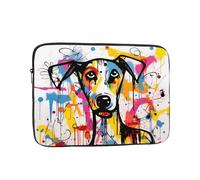 WZYCWB Strange Doodle Dog 15 inch Printed laptop sleeve for 10-17-inch laptops, perfect for both business and leisure use.