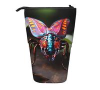 WZYCWB Strange Insects Retractable Storage Container for Pen Holders, Makeup Brush Holders, or Coin Drawstring Bags.
