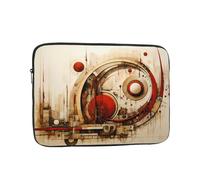 WZYCWB Strange Patterns 17 inch Printed laptop sleeve for 10-17-inch laptops, perfect for both business and leisure use.