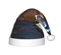 WZYCWB Stray cat in the alley Patterns Fun Christmas Party Hat, Class Party Activity Holiday Christmas Decoration Hat