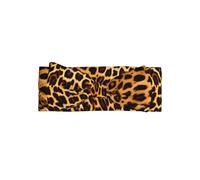 WZYCWB Stripes on Leopard Bow Headband Children Elastic Bow Hair Accessories 0-6 Months Hair Bows for Newborns Infants Toddlers