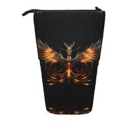 WZYCWB Stunning Phoenix Printed Retractable Pen Holder Suitable for use as a Simple Cosmetic Bag, Wallet, etc.