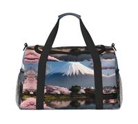 WZYCWB Submarine shark coral Handheld travel bag weekend bag fitness yoga bag suitable for fitness and other scenarios, Mt. Fuji In Early Spring, One Size
