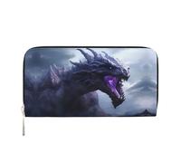 WZYCWB Sunflower Avatar Leather clutch bags zipper wallets and card holders are perfect for travel or daily use, Strong Dragon, One Size