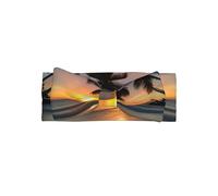 WZYCWB Sunset Beach Bow Headband Children Elastic Bow Hair Accessories 0-6 Months Hair Bows for Newborns Infants Toddlers