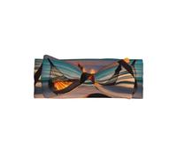 WZYCWB Sunset Beach Hammock Baby Bow Headband Girls Elastic Bow Hair Accessories Headband Suitable for Babies 0-6 Months Very Meaningful Gift